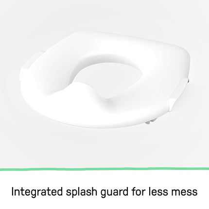 Summer Infant by Ingenuity My Size Potty Pro in White, Toddler Potty Training Toilet, Lifelike Flushing Sound, for Ages 18 Months, Up to 50 Pounds