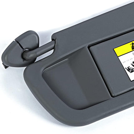 Parasol ALMULOO lado conductor compatible con Honda Civic 2006 2007 2008 2009 2010 2011 con espejo, repuesto izquierdo para 83280-SNA-A01ZA gris oscuro