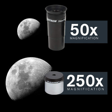 Celestron 21049 PowerSeeker 127EQ Reflector Telescope, Black
