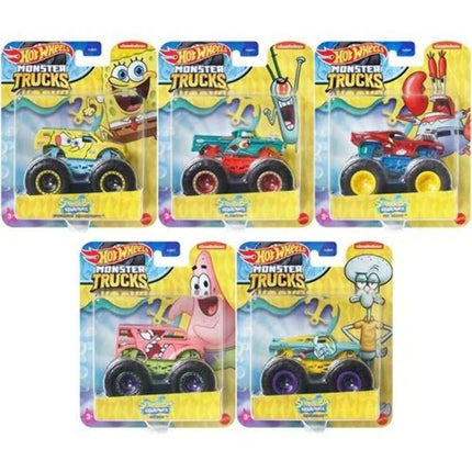 Hot Wheels Spongebob Squarepants Monster Trucks Series