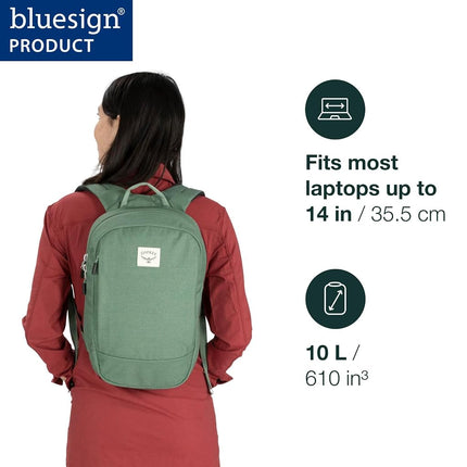 Osprey Arcane Small Day Commuter Backpack, Earl Grey Heather