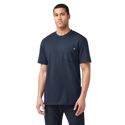 Dickies Men's WS450FH Henley Shirt, Dark Navy, Med