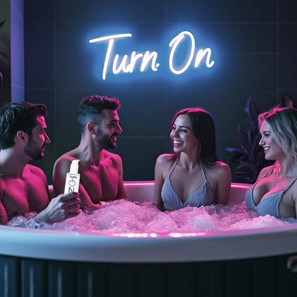 Turn On Silicone Based Sex Lube 32 Ounce. Premium Personal Lubricant for Men Women & Couples. More Long Lasting Than Water Based. Condom Safe Hypoallergenic Glycerin Paraben Free PH Balanced Intimacy