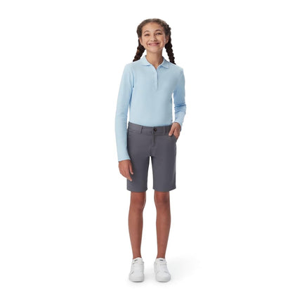French Toast Girls' Adjustable Waist Stretch Twill