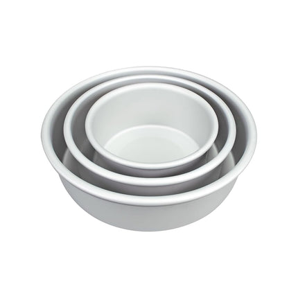 Fat Daddio's Anodized Aluminum 3-Tiered Round Cake Pan Set