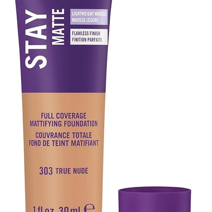 Rimmel London Stay Matte Liquid Mousse Foundation, 303 True Nude