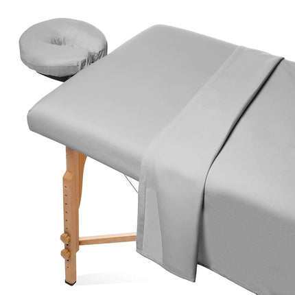 Saloniture 3-Piece Microfiber Massage Table Sheet 