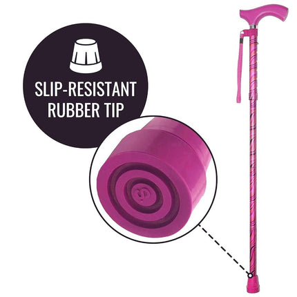 Switch Sticks Aluminum Adjustable Folding Cane and Walking Stick collapses and adjusts from 32 to 37 inches, Tango
