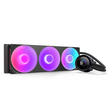 NZXT Kraken Plus 360 RGB - 360mm AIO CPU Cooler, LCD - Black
