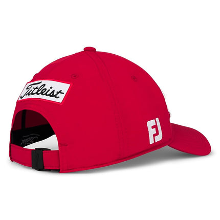 Casquette de golf Titleist Tour Performance Standard pour homme, Rouge/Blanc