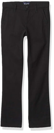 The Children's Place girls Uniform Skinny Chino Pants, Black, 6 Plus