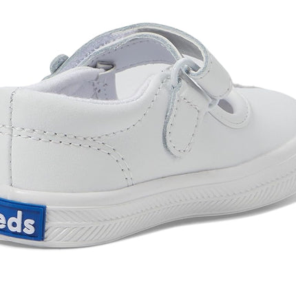 Keds Girl's Ella Mary Jane (Toddler/Little Kid) Sneaker, White, 6 US Little Kid