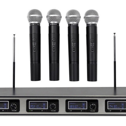 Rockville RWM4200VH VHF Wireless Quad HandHeld Mic