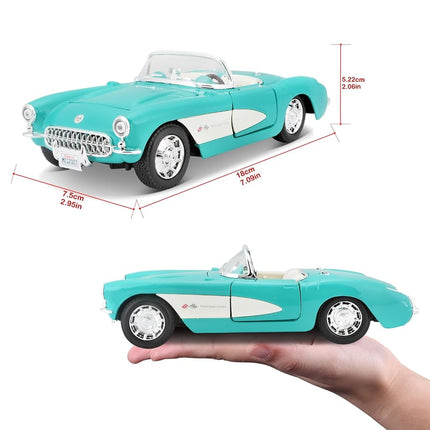 Maisto 1:24 SE 1957 Chevrolet Corvette - Turquoise