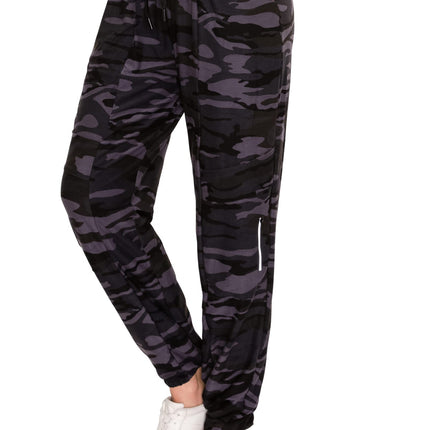 ALWAYS Women's Zipper Jogger Track Pants - Premium