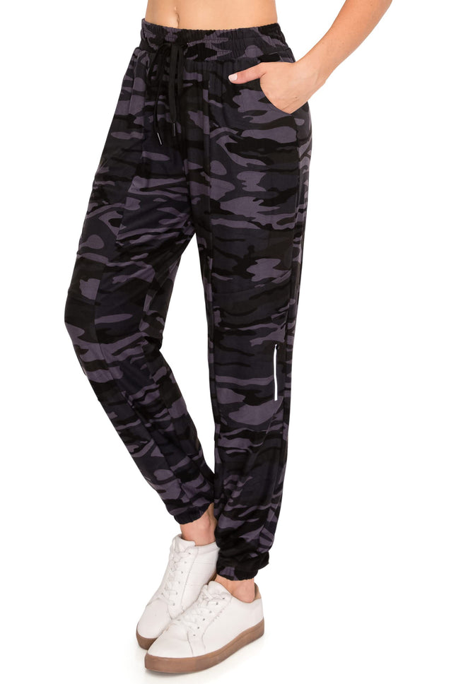 ALWAYS Women's Zipper Jogger Track Pants - Premium