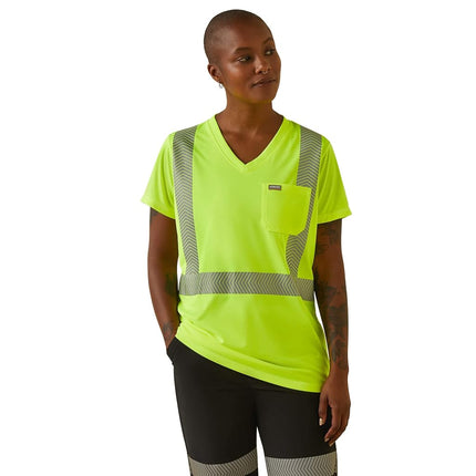 Ariat Women's Rebar Hi-Vis Ansi T-Shirt Plus - 10043642-Pls, Hi Vis Yellow, Small