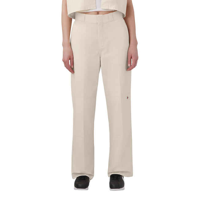 Dickies Women's Double Knee Work Pant, Grey, 34