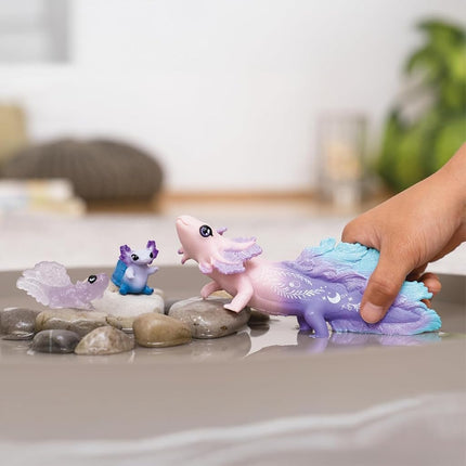 Schleich Bayala - 3Pc Axolotl Discovery Set Playset - Kids Ages 5+ | 42628