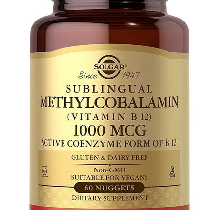 Solgar - Methylcobalamin Vitamin B12 5000 mcg. - 60 Nugget(s)