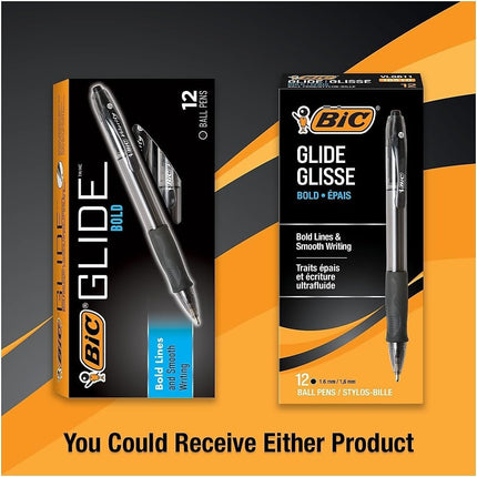 Bolígrafos Bic USA INC VELOCITY BOLD NEGRO 12 piezas (Juego de 6)