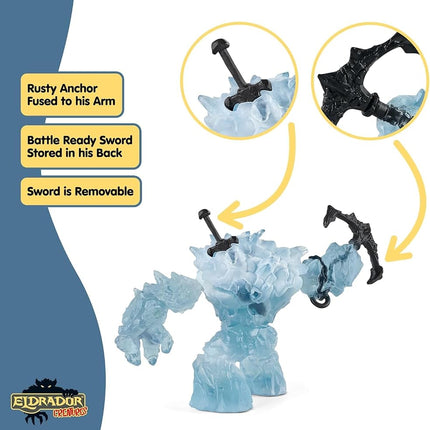 Schleich Eldrador - Ice Giant Toy Figurine - Kids Ages 7+ | 70146