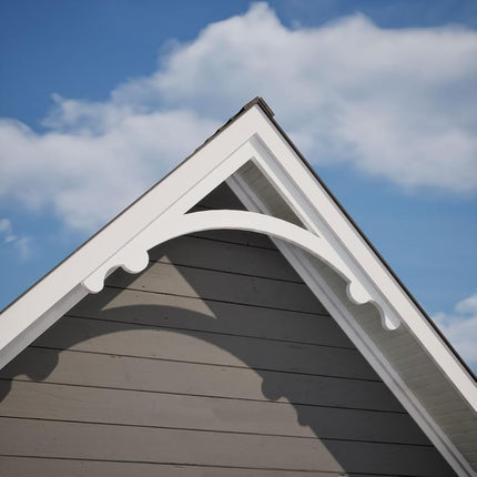 Pitch Legacy Architectural Grade PVC Gable Pediment, 60"W x 22 1/2"H x 1"P (9/12)