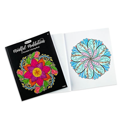 Crayola Mandala Coloring Book, Mindful Meditations, 40 Premium Coloring Pages, Gift, Multicolor