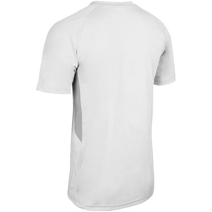 Maillot de baseball CHAMPRO Check, Jeune taille S, Blanc, Argent