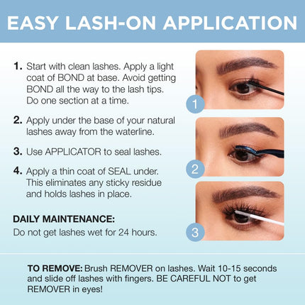 Ardell Seamless 3D Faux Mink Underlash Extensions Refill Kit - DIY Lash Clusters, Customizable Eyelash Extension for Natural Looking Lashes, 1-Pack
