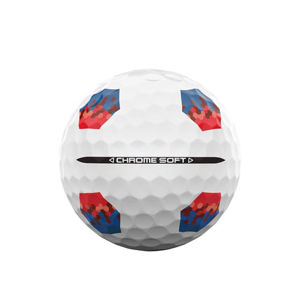 Callaway Golf Chrome Soft Premium Tour Golf Ball 2024 White True Track