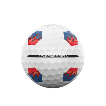 Callaway Golf Chrome Soft Premium Tour Golf Ball 2024 White True Track