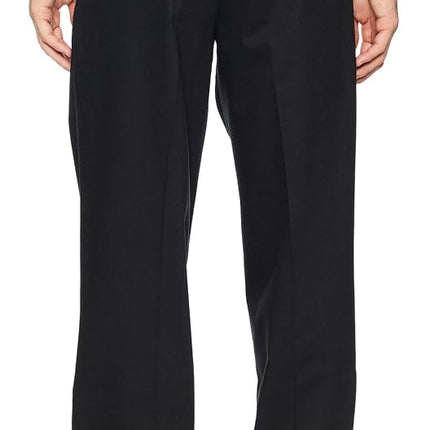 Dockers Men's Relaxed Fit New Signature Khaki Pants D4-Pleated, Black, 38W x 30L