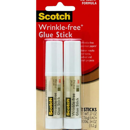 Scotch 3M Wrinkle-Free Glue Sticks 2/Pkg.27oz