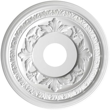 Ekena Millwork CMP16BAGHC Baltimore Thermoformed PVC Ceiling Medallion (Fits Canopies up to 6 1/2"), 16"OD, UltraCover Satin Hunt Club Green