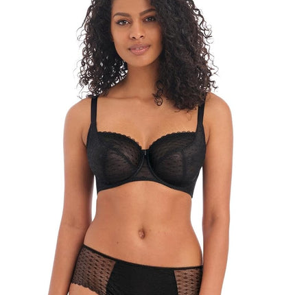 Freya Women's Signature Underwire Plunge Bra, Black, 34H US