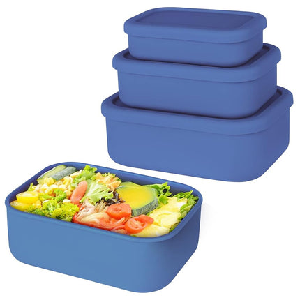 Keweis Silicone Food Storage Containers, Set of 3 