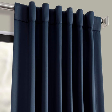 HPD Half Price Drapes Curtain For Room Darkening 50 X 84 (1 Panel), BOCH-193810-84, Navy Blue