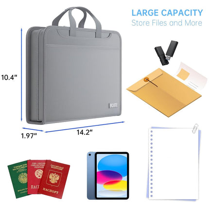 Organizador de Documentos Folio (Gris)