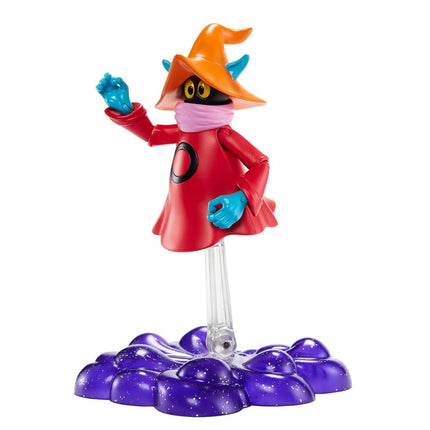 Masters of the Universe Origins Action Figure Orko Collectible, 5.5 Inch MOTU Wizard of Eternia Toy on Clear Stand & Base, 7 Posable Joints