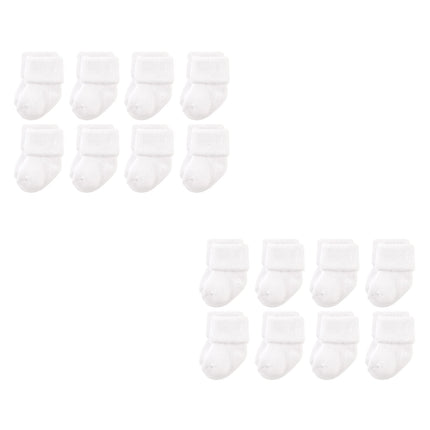 Luvable Friends Baby Girls Multi-Pack Unisex Newbo