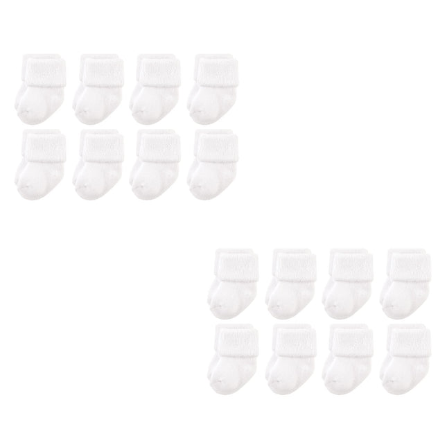 Luvable Friends Baby Girls Multi-Pack Unisex Newbo