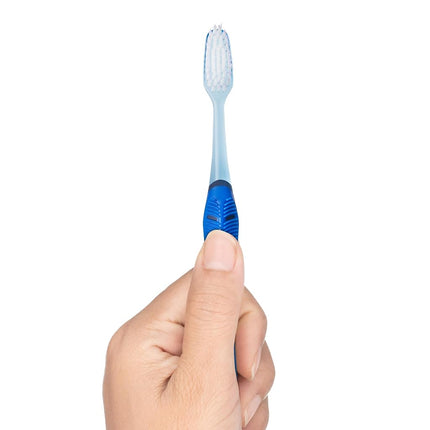 Cepillo de dientes GUM Technique Deep Clean - Cabeza completa - Cepillos de dientes suaves para adultos - Cerdas suaves, ultra finas y cónicas, recomendado por profesionales dentales, 2 unidades