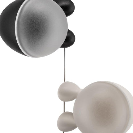 Alessi ASG02 BW Lilliput Salt/Pepper, Black, White