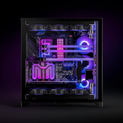EK-CryoFuel Mystic Fog Premix Coolant 1000mL for PC Water Cooling Systems, D-RGB Reactive Semi-Transparent Coolant with Corrosion Protection