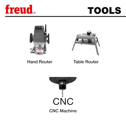 Freud 16-118: 3/4" (dia.) Mortising Bit with 1/2" shank, 2-1/8" overall length