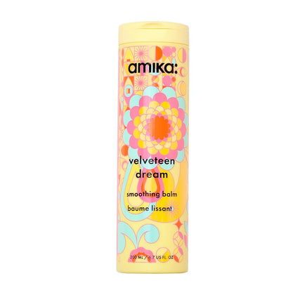 Amika Velveteen Dream Smoothing Balm – Bálsamo Capilar Antiencrespamiento para Control de la Humedad – Crema Suavizante para el Cabello con Espino Amarillo – 200ml