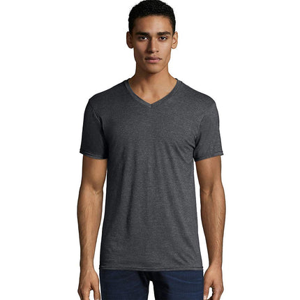Hanes Men's Nano Premium Cotton V-Neck T-Shirt (Pa