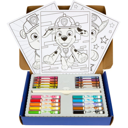 Crayola PAW Patrol Art Kit (60+Pcs), Art Set for Kids, PAW Patrol Toys & Gifts, PAW Patrol Coloring Set, Gift for Boys & Girls, Ages 4+