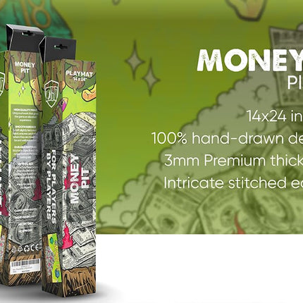 (Money Pit) 100% Hand-Drawn 14x24 TCG/MTG Playmat by Realm Guard